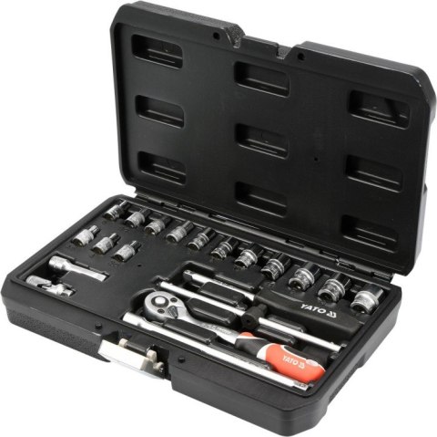 YATO YT-14491 ZESTAW NARZĘDZIOWY 1/4'' 20 CZĘŚCI XS YATO