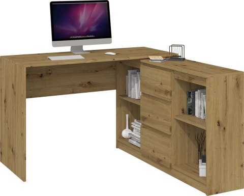 Biurko Komputerowe Szkolne Artisan 120x50 cm Do Nauki Pracy Solidne Vigo