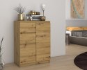 Komoda z Szufladami Szafka Do Salonu 40x70x97 cm Lilia 2D2S Dąb Artisan