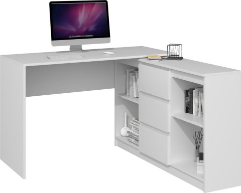 Komoda Szafka z Szufladami 120x75x40 cm Do Salonu Duża Biała Mat Lilia 2D3S