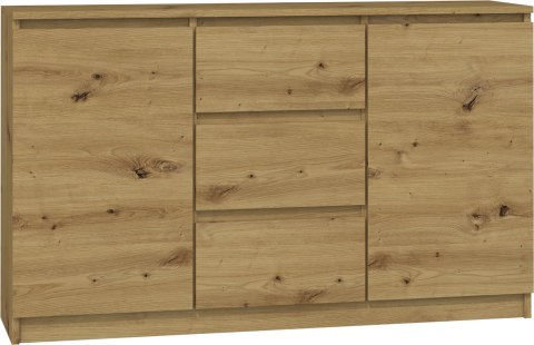 Komoda Szafka z Szufladami 120x75x40 cm Do Salonu Duża Artisan Lilia 2D3S