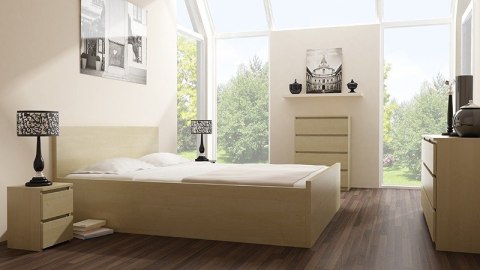 Komoda z 3 szufladami Lilia 70 cm Duża Do Salonu Pojemna Dąb Sonoma