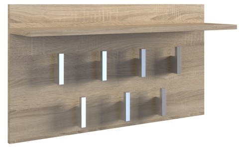 Wieszak Na Ubrania Ścienny Sonoma 7 Haczyków Półka 70x40x20 Do Przedpokoju
