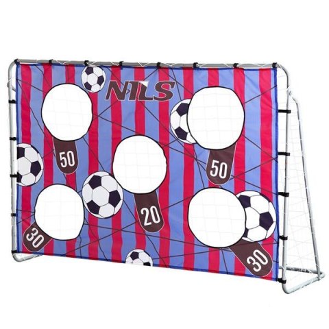 NT7788 2W1 BRAMKA Z SIATKĄ I PANELEM DO CELOWANIA 215X150CM NILS