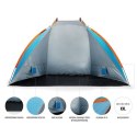 NC8030 NAMIOT PLAŻOWY NIEBIESKI 260X120X120 CM NILS CAMP