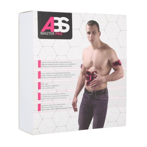 ELEKTROSTYMULATOR MIĘŚNI ABS MASTER PRO MULTI SET