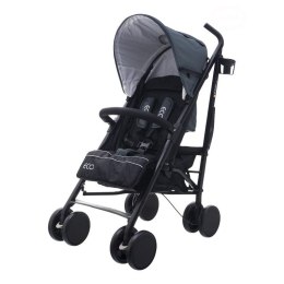 WÓZEK DZIECIĘCY SPACERÓWKA ECO SWISS DESIGN 300D DARK GRAY