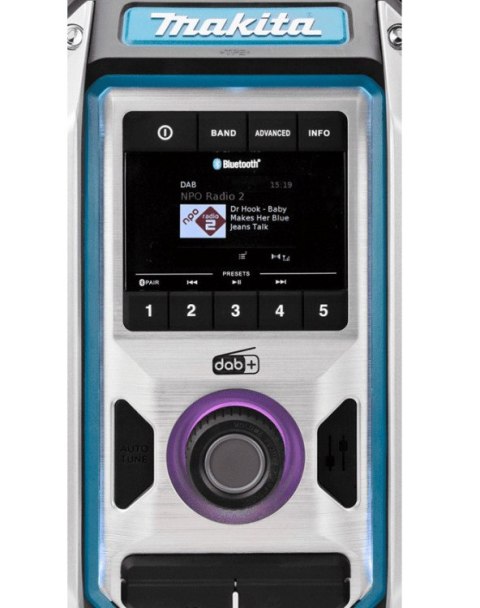MAKITA DMR115 ODPORNE RADIO GŁOŚNIK 2x5W+25W SUBWOOFER BLUETOOTH ZASILACZ