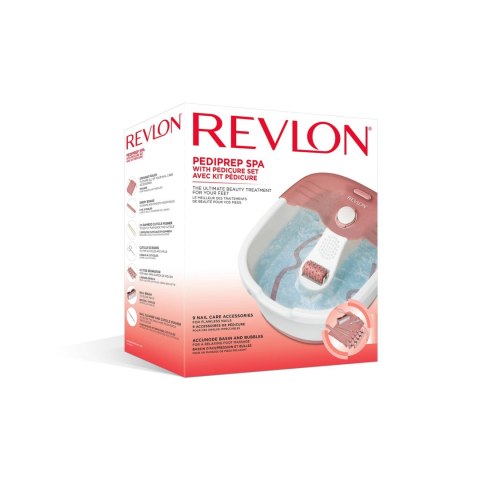 Wodny Masażer Stóp Hydromasaż Wanienka REVLON PEDIPREP SPA +Akcesoria