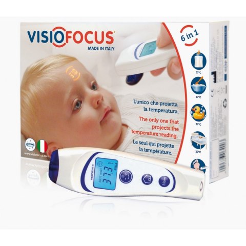 TERMOMETR BEZDOTYKOWY PODCZERWIEŃ VISIOFOCUS ETUI