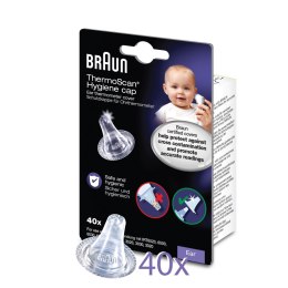 BRAUN LF40 KAPTURKI KAPTURKI JEDNORAZOWE DO TERMOMETRÓW DO UCHA BRAUN