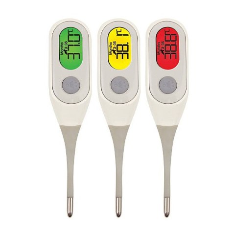 TERMOMETR ELEKTRONICZNY BRAUN PRT2000 8 SEK Z ELASTYCZNĄ KOŃCÓWKĄ I AGE PRECISION