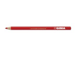 GIMA OŁÓWEK DERMOGRAFICZNY CZERWONY 6 SZTUK ZESTAW OŁÓWKÓW DERMOGRAFICZNYCH
