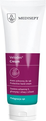 MEDISEPT VELODES CREAM - 100ML DELIKATNY KREM DO PIELĘGNACJI SKÓRY RĄK I CIAŁA