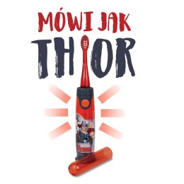 SZCZOTECZKA DO ZĘBÓW 3 + ŚWIECI I MÓWI AVENGERS LIGHT AND SOUND TOOTHBRUSH NIEBIESKA