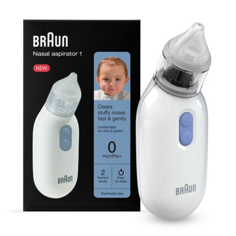 BRAUN BNA 100 ASPIRATOR DO NOSA 0 M+ 2 KOŃCÓWKI
