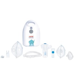 INHALATOR MEDEL FAMILY PLUS ELEFANTE PNEUMATYCZNO-TŁOKOWY DLA DZIECI Z TRZEMA MASKAMI