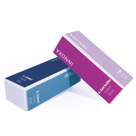 INNOXA VM-N99B POLERKI DO PAZNOKCI 4-STRONNE, 12 SZTUK