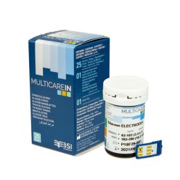 MULTICAREIN GLUKOZA 50 SZT PASKI DO POMIARU GLUKOZY WE KRWI