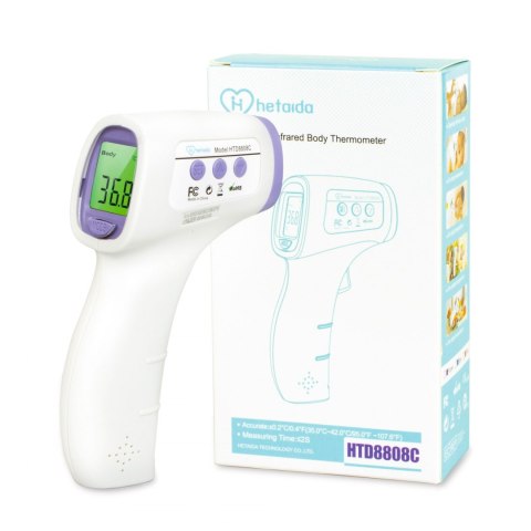 TERMOMETR BEZDOTYKOWY NAWET Z 15CM HETAIDA HTD8808C