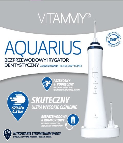 VITAMMY AQUARIUS BEZPRZEWODOWY IRYGATOR DENTYSTYCZNY