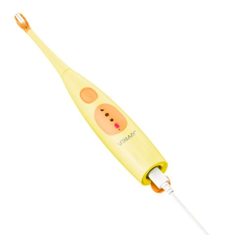 SZCZOTECZKA SONICZNA DLA DZIECI 3+ VITAMMY LITTLE DINO / YELLOW