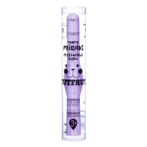 SZCZOTECZKA SONICZNA DLA DZIECI 3+ VITAMMY TOOTH FRIENDS PURPLE TUTFRUT