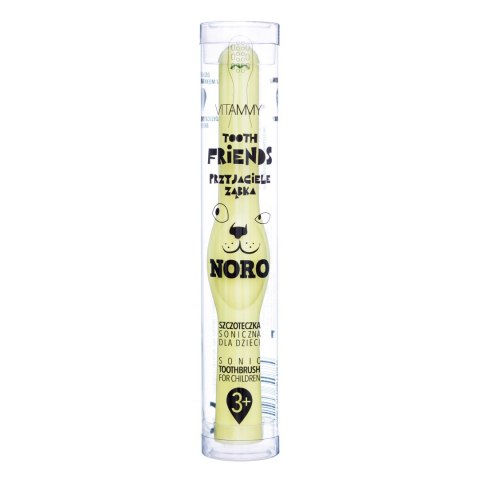 SZCZOTECZKA SONICZNA DLA DZIECI 3+ VITAMMY TOOTH FRIENDS YELLOW NORO