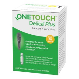 ONE TOUCH DELICIA PLUS LANCETY DO NAKŁUWACZA 100 SZTUK