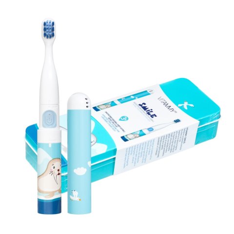 SONICZNA SZCZOTECZKA ZĘBÓW DZIECI VITAMMY 8 SZT KROKODYL/MORS