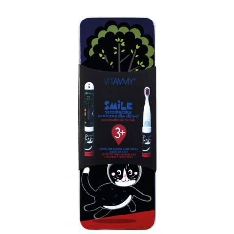 SZCZOTECZKA SONICZNA D DZIECI 3+ VITAMMY SMILE KOT