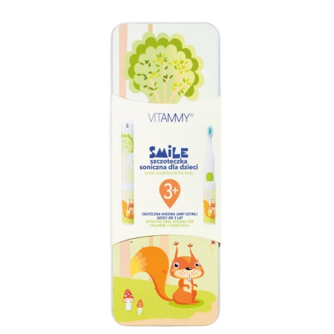 SZCZOTECZKA SONICZNA DLA DZIECI 3+ VITAMMY SMILE WIEWIÓRKA