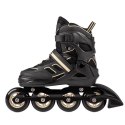 ŁYŻWOROLKI ABEC9 NA14174 A CZARNO-BEŻOWE ROZM. S (31-34)
