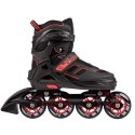 ŁYŻWOROLKI ABEC9 NA14174 A CZARNO-CZERWONE ROZM. S (31-34)
