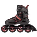 ŁYŻWOROLKI ABEC9 NA14174 A CZARNO-CZERWONE ROZM. S (31-34)