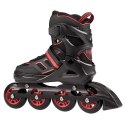 ŁYŻWOROLKI ABEC9 NA14174 A CZARNO-CZERWONE ROZM. S (31-34)