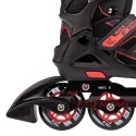 ŁYŻWOROLKI ABEC9 NA14174 A CZARNO-CZERWONE ROZM. S (31-34)