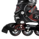 NA9080 CZARNO/ZIELONE ROZM L (39-42) ŁYŻWOROLKI NILS EXTREME