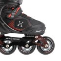 NA9080 CZARNO/ZIELONE ROZM L (39-42) ŁYŻWOROLKI NILS EXTREME