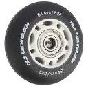 PU 64X24 82A CZARNE MATOWE (4 SZT.) + ABEC-9 (8 SZT.) ZESTAW NILS EXTREME