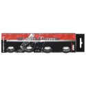 PU 64X24 82A CZARNE MATOWE (4 SZT.) + ABEC-9 (8 SZT.) ZESTAW NILS EXTREME