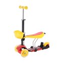 HLB07 4W1 BLACK-YELLOW-RED HULAJNOGA DZIECIĘCA NILS FUN