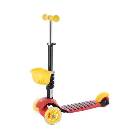 HLB07 4W1 BLACK-YELLOW-RED HULAJNOGA DZIECIĘCA NILS FUN