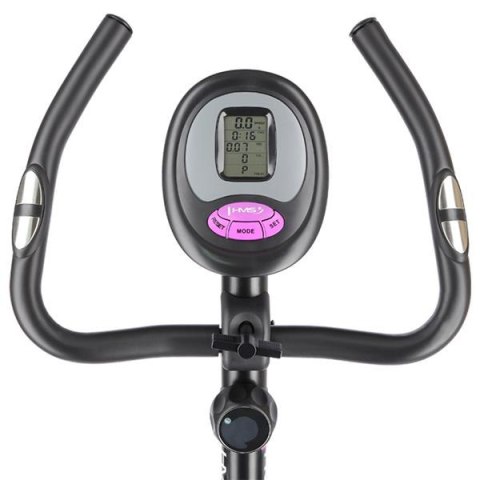 FIOLETOWY ROWER ROWEREK STACJONARNY TRENINGOWY MAGNETYCZNY HMS (9 KG) M9239V