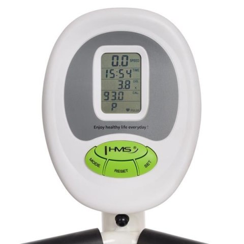 R9259* POZIOMY ROWEREK MAGNETYCZNY HMS (9 KG) BIAŁO-ZIELONY