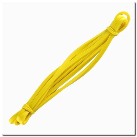 GUMA OPOROWA DO ĆWICZEŃ HMS GU05 YELLOW 6.4 X 4.5 X 2080 MM