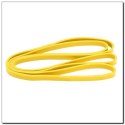 GUMA OPOROWA DO ĆWICZEŃ HMS GU05 YELLOW 6.4 X 4.5 X 2080 MM