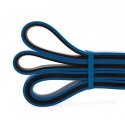GUMA OPOROWA DO ĆWICZEŃ HMS GU06 NIEBIESKO-CZARNA 21 X 5 X 2250 MM