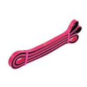 GUMA OPOROWA DO ĆWICZEŃ HMS GU06 RÓŻOWO-CZARNA 13 X 5 X 2250 MM