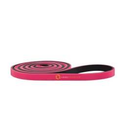 GUMA OPOROWA DO ĆWICZEŃ HMS GU06 RÓŻOWO-CZARNA 13 X 5 X 2250 MM